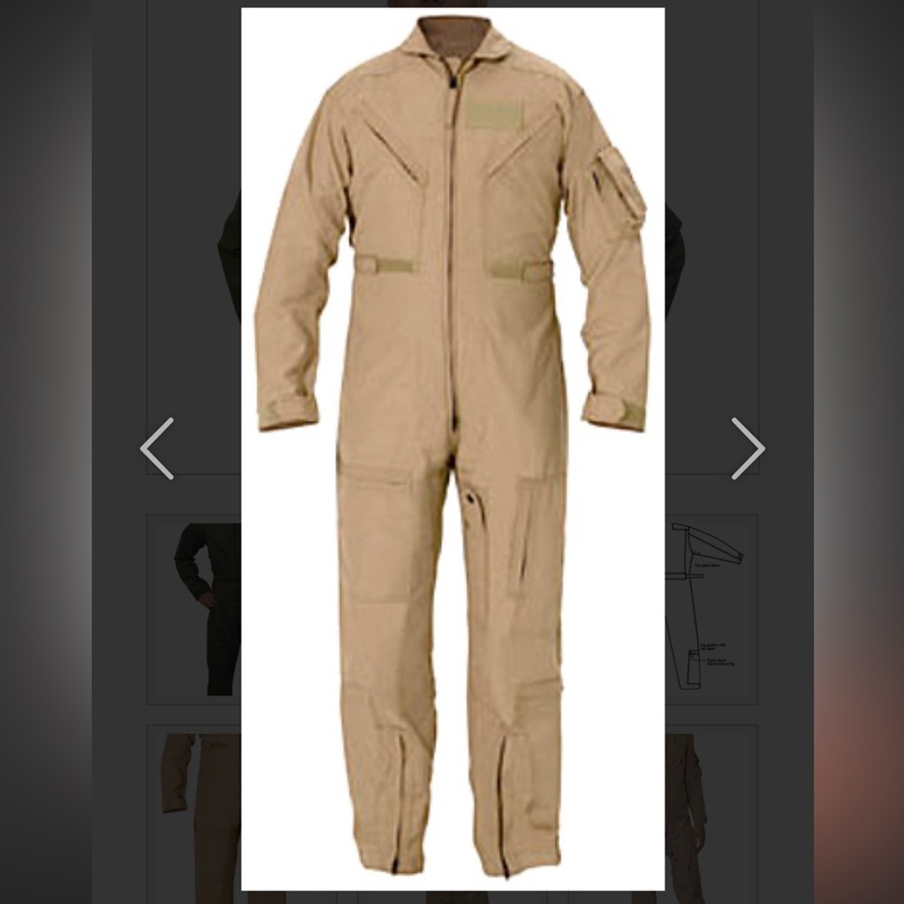 Carter Industries Flight Suit, CWU-27/P, Air Force, Desert Tan